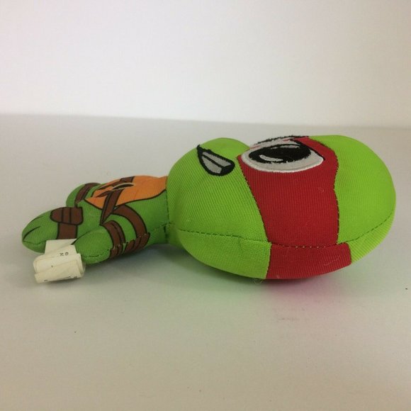 Teenage Mutant Ninja Turtles 8" Raphael Plush Caricature Style Nickelodeon Red - Picture 4 of 11